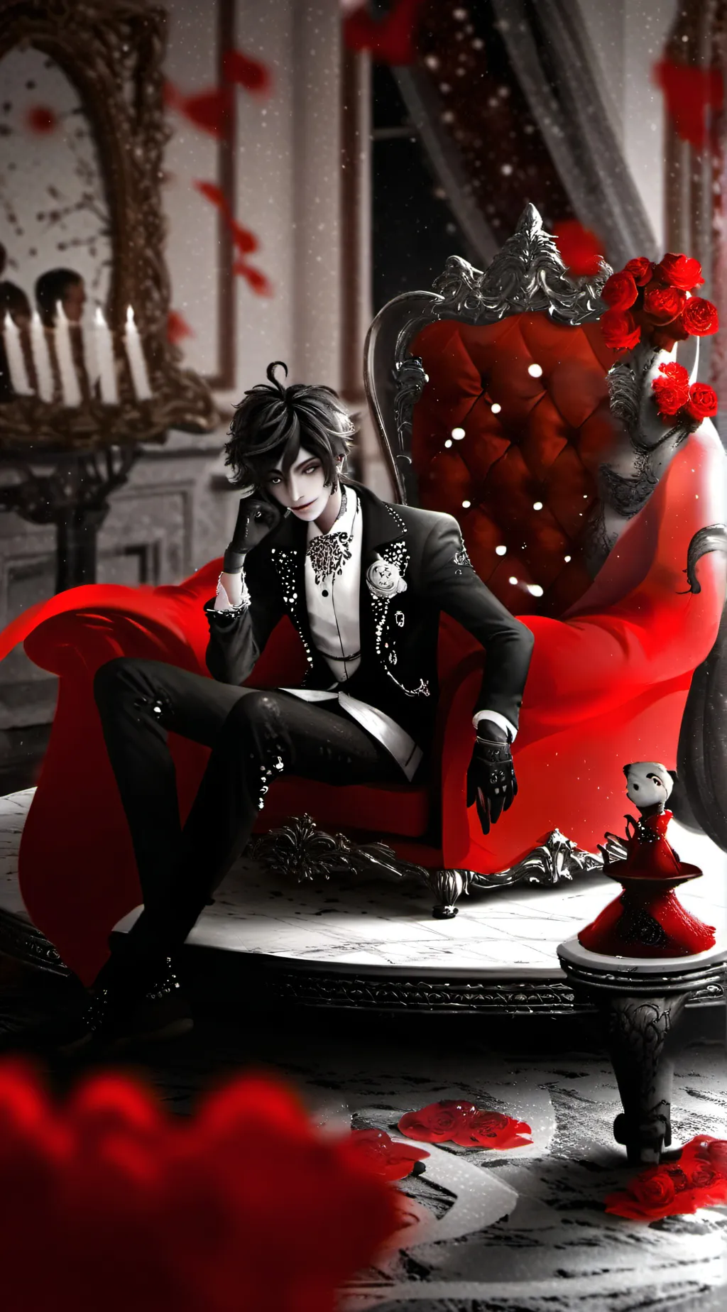 ai character: The tickle fight background