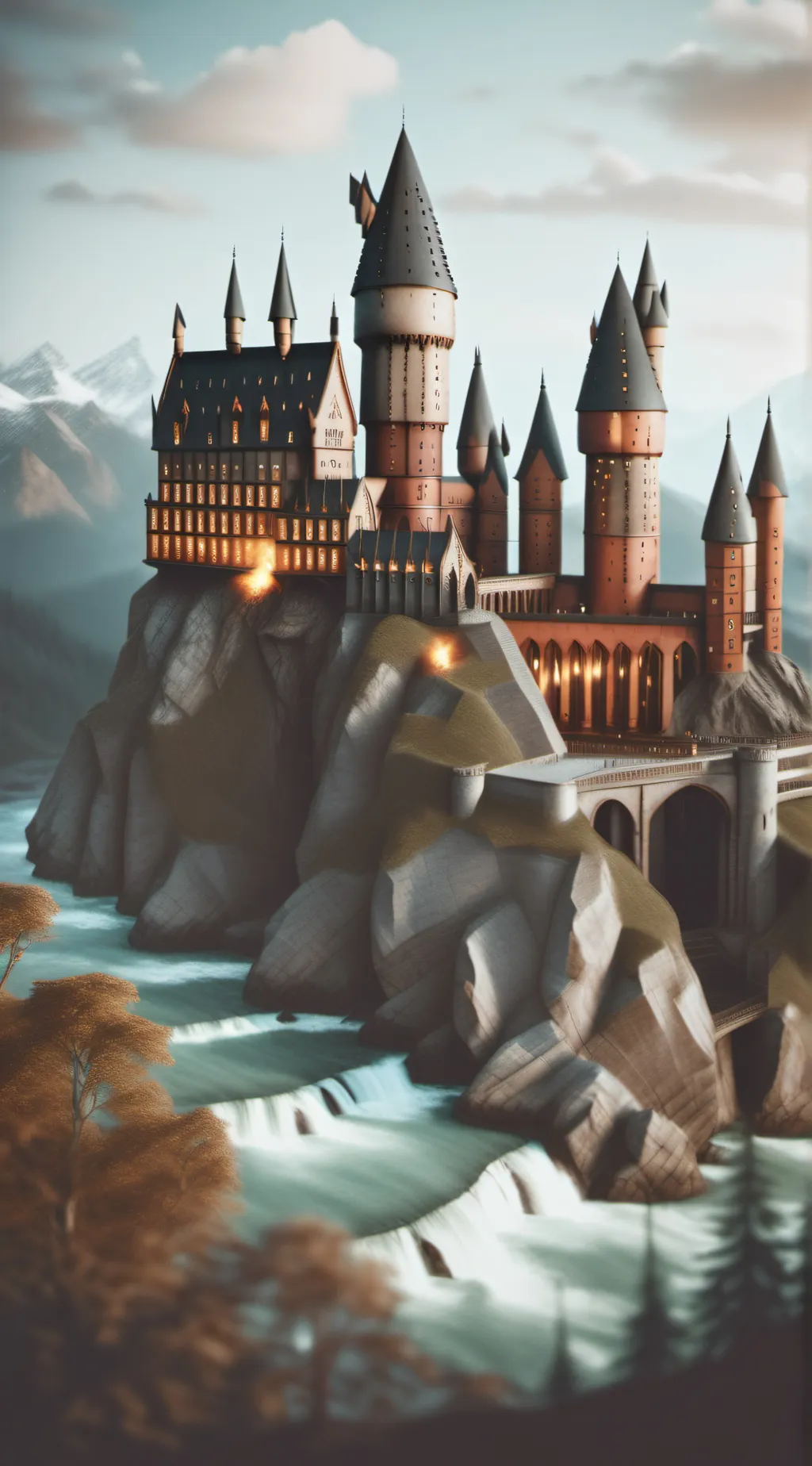 ai character: Hogwarts background