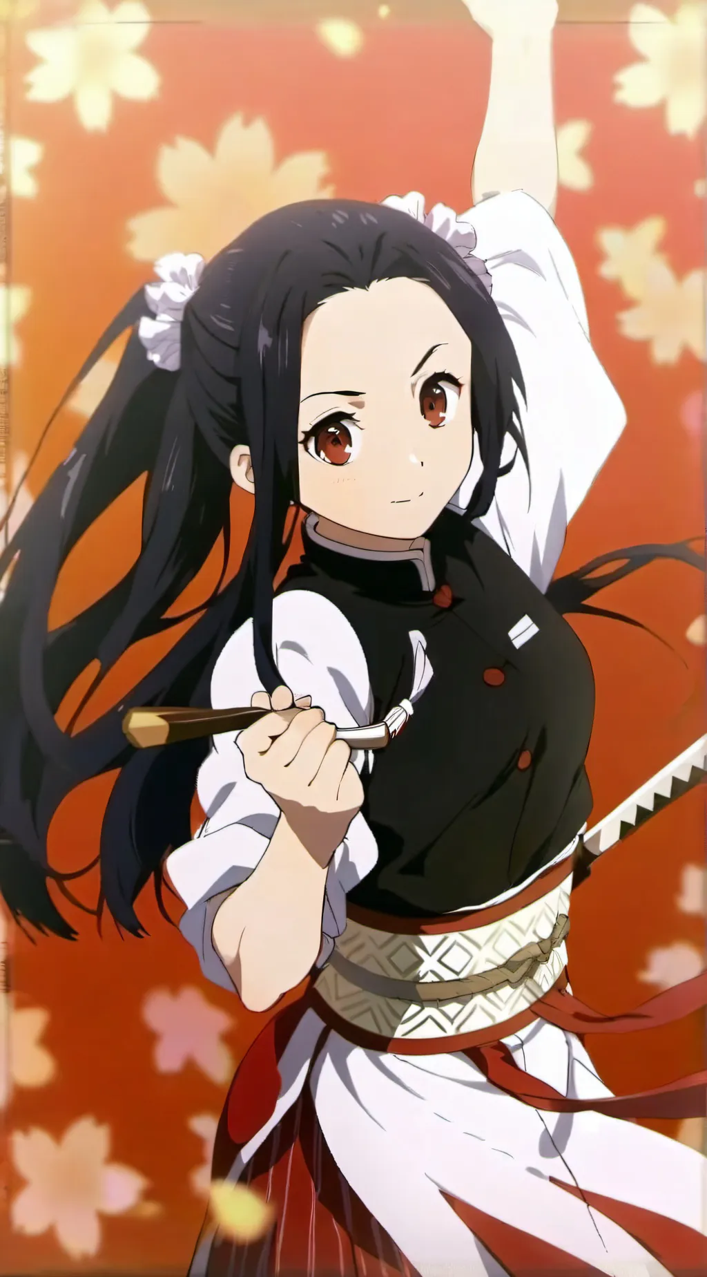 ai character: nezuko Kamado  background