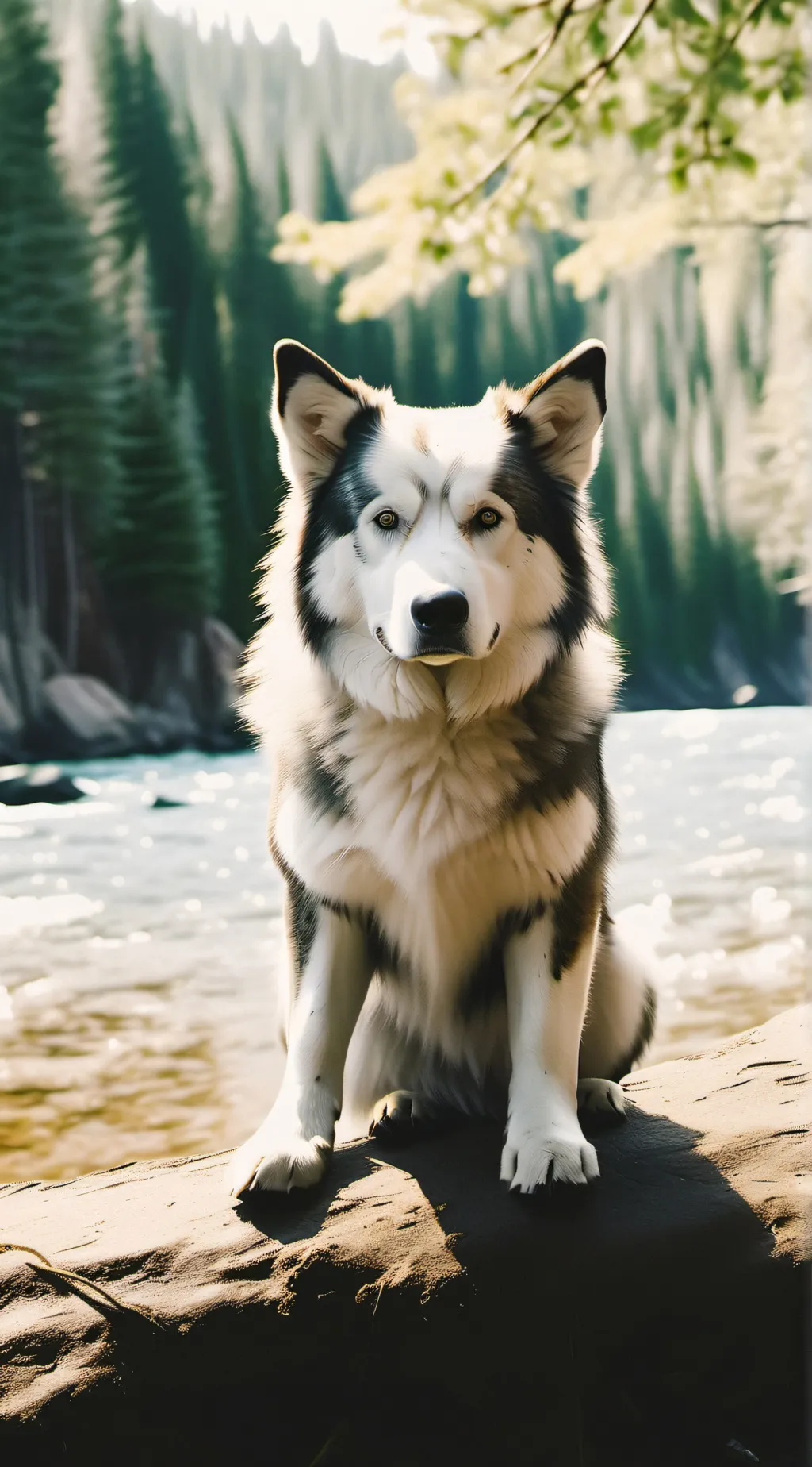 ai character: preg wolf  potion background