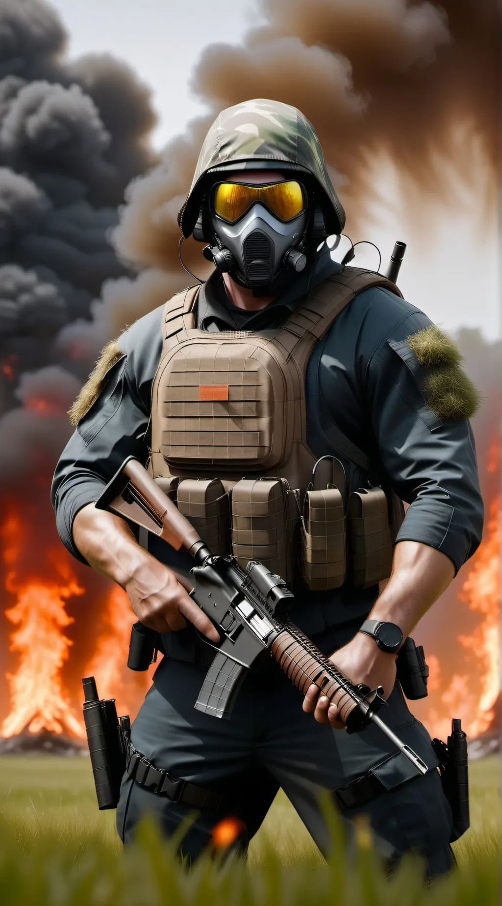 ai character: Anti-grass Servant background