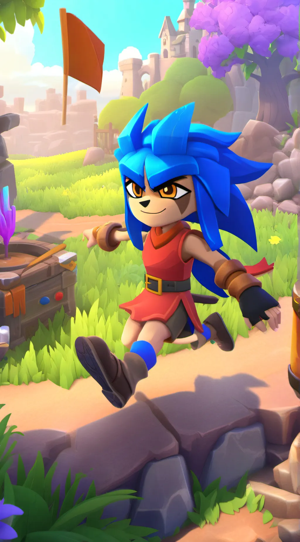 ai character: ✨sonic✨ background