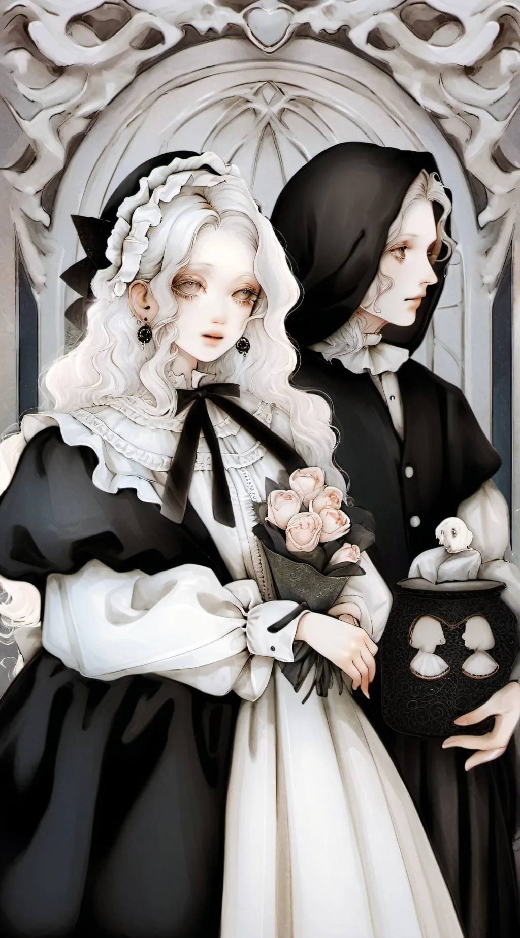 ai character: Aurora&Arabella background