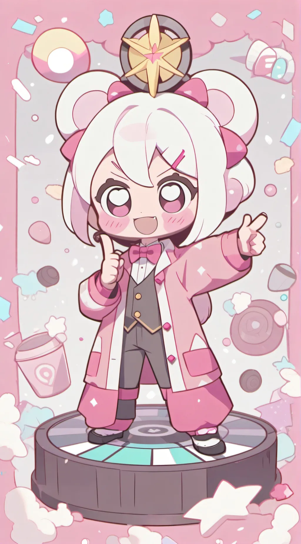 ai character: Limited words background