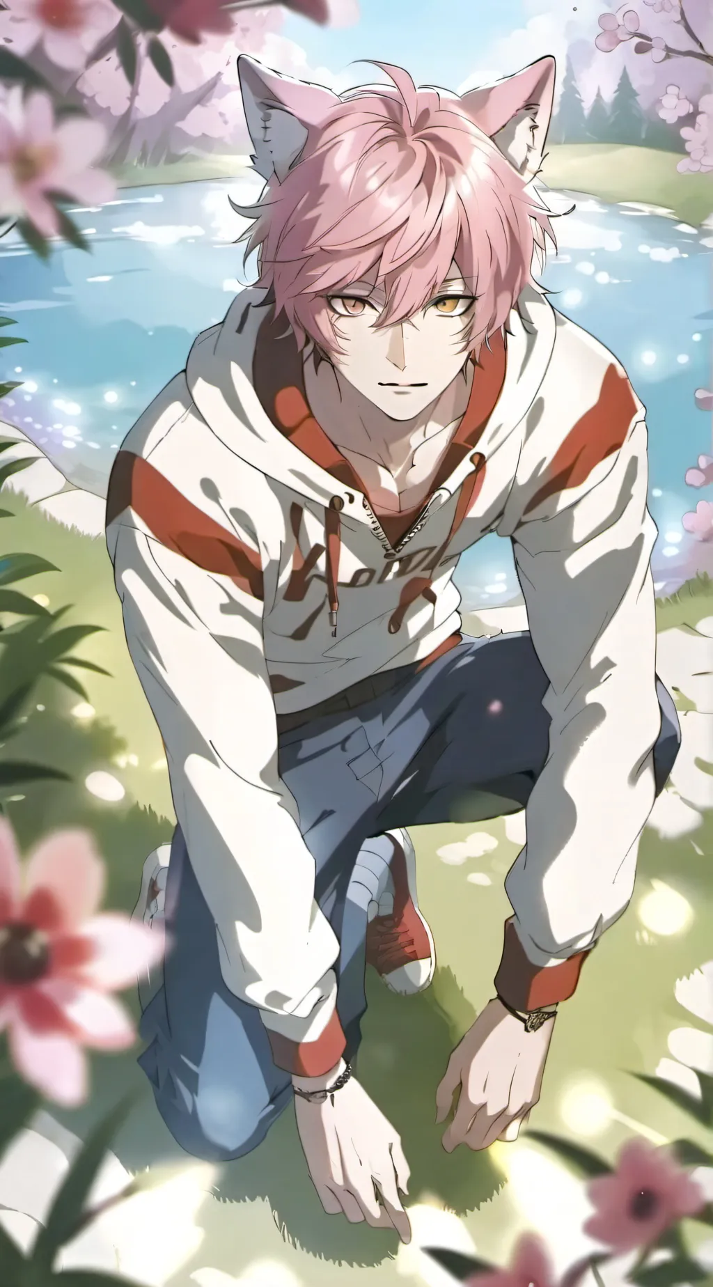 ai character: Derek  background