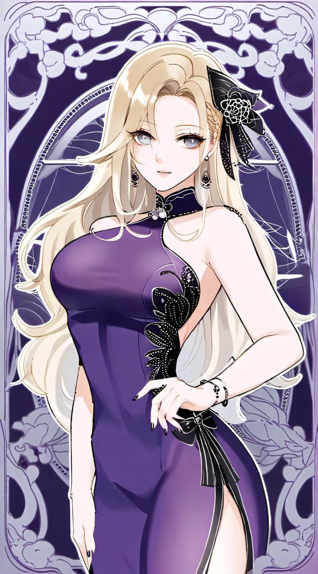 ai character: baby gurl background