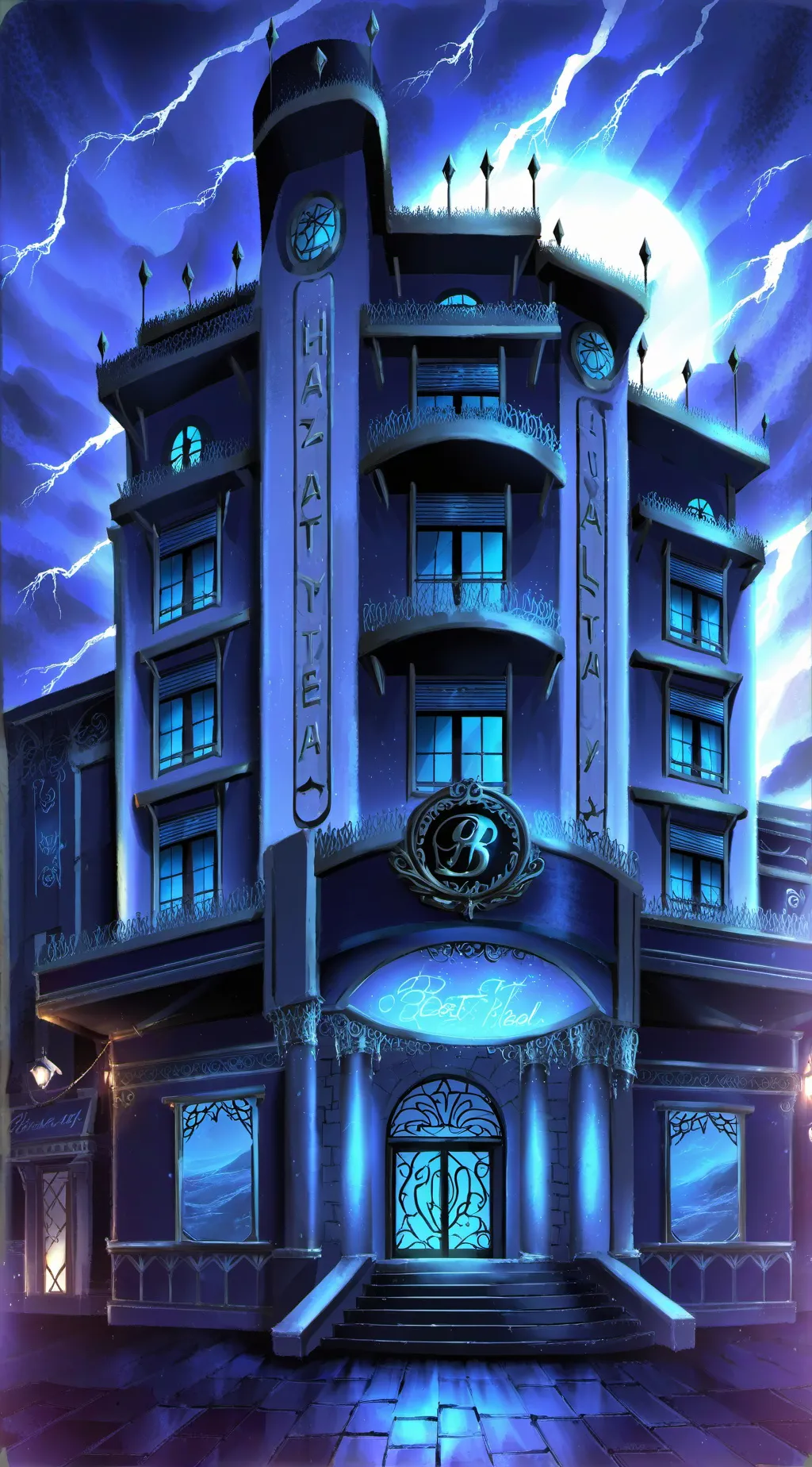 ai character: HH STORM background