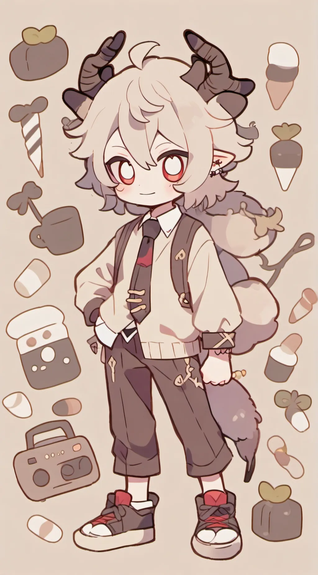 ai character: Alastor angst HH background