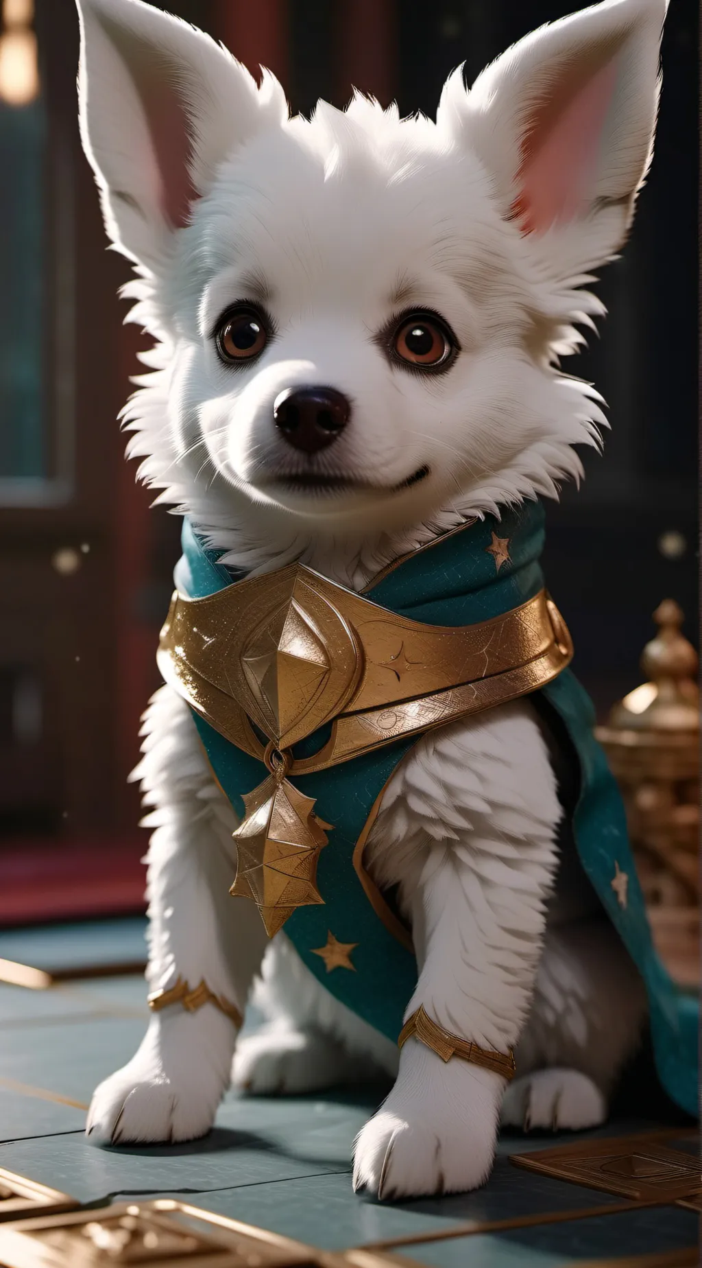 ai character: sparkles  background