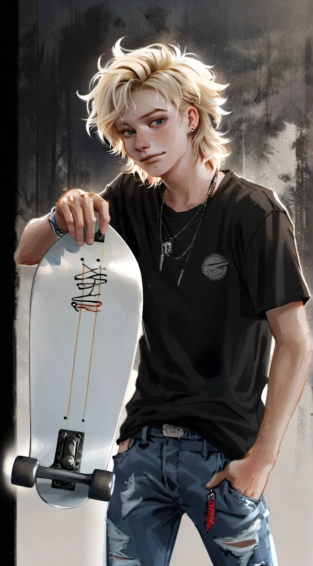 ai character: 🫓Mac🪄 background