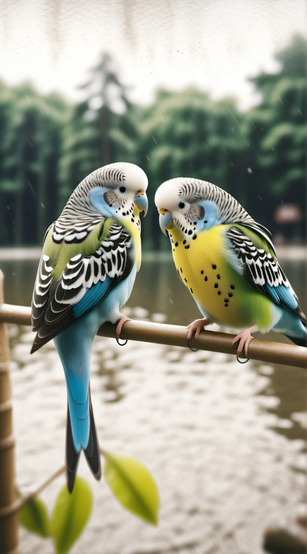 ai character: bluey background