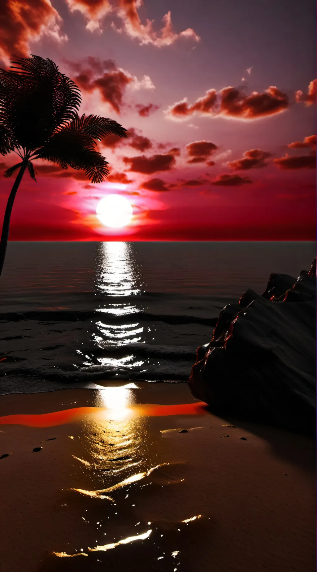 ai character: Mha beach background