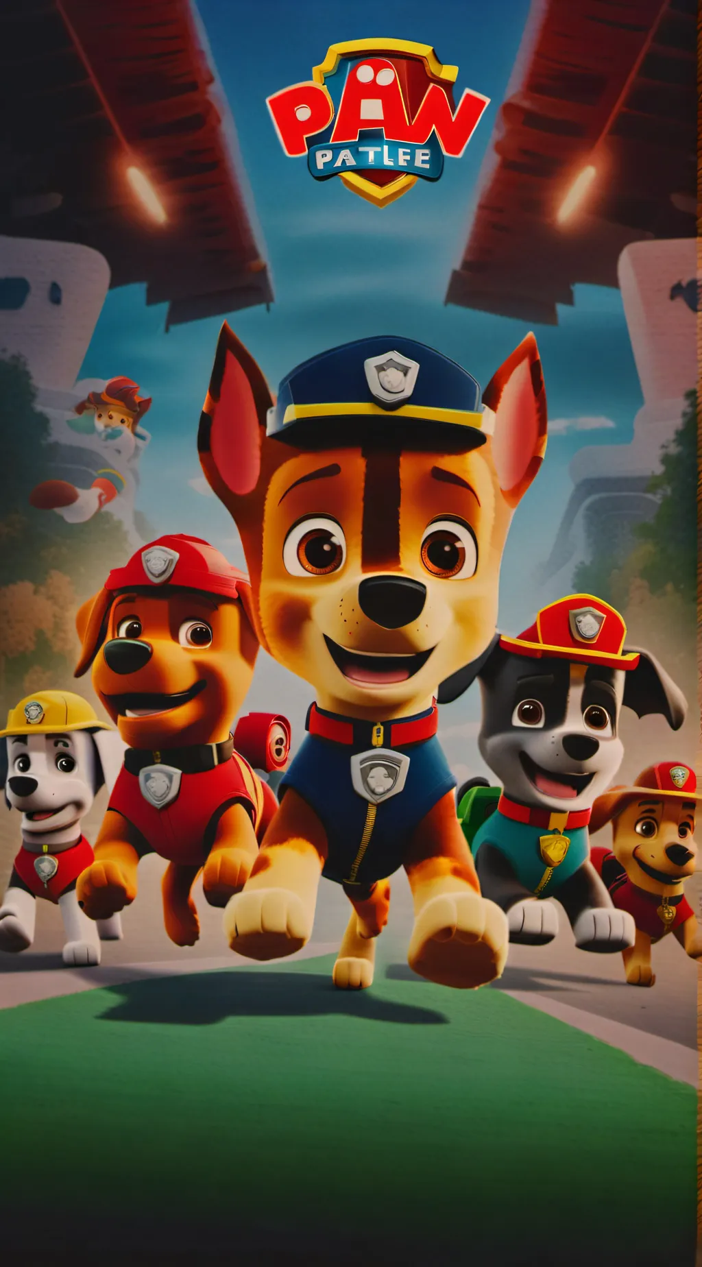 ai character: might pups (Everes background