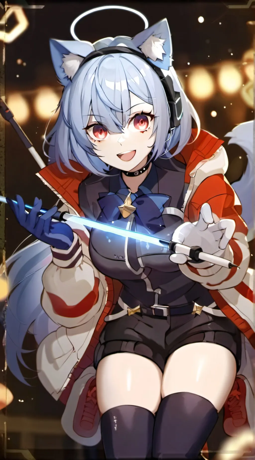 ai character: michiso Xiaohung background