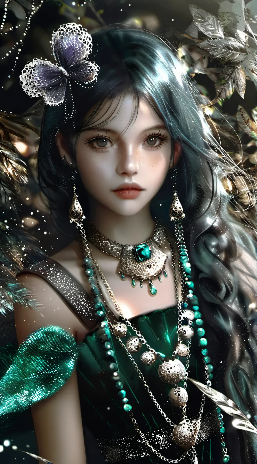 ai character: sapphire  background