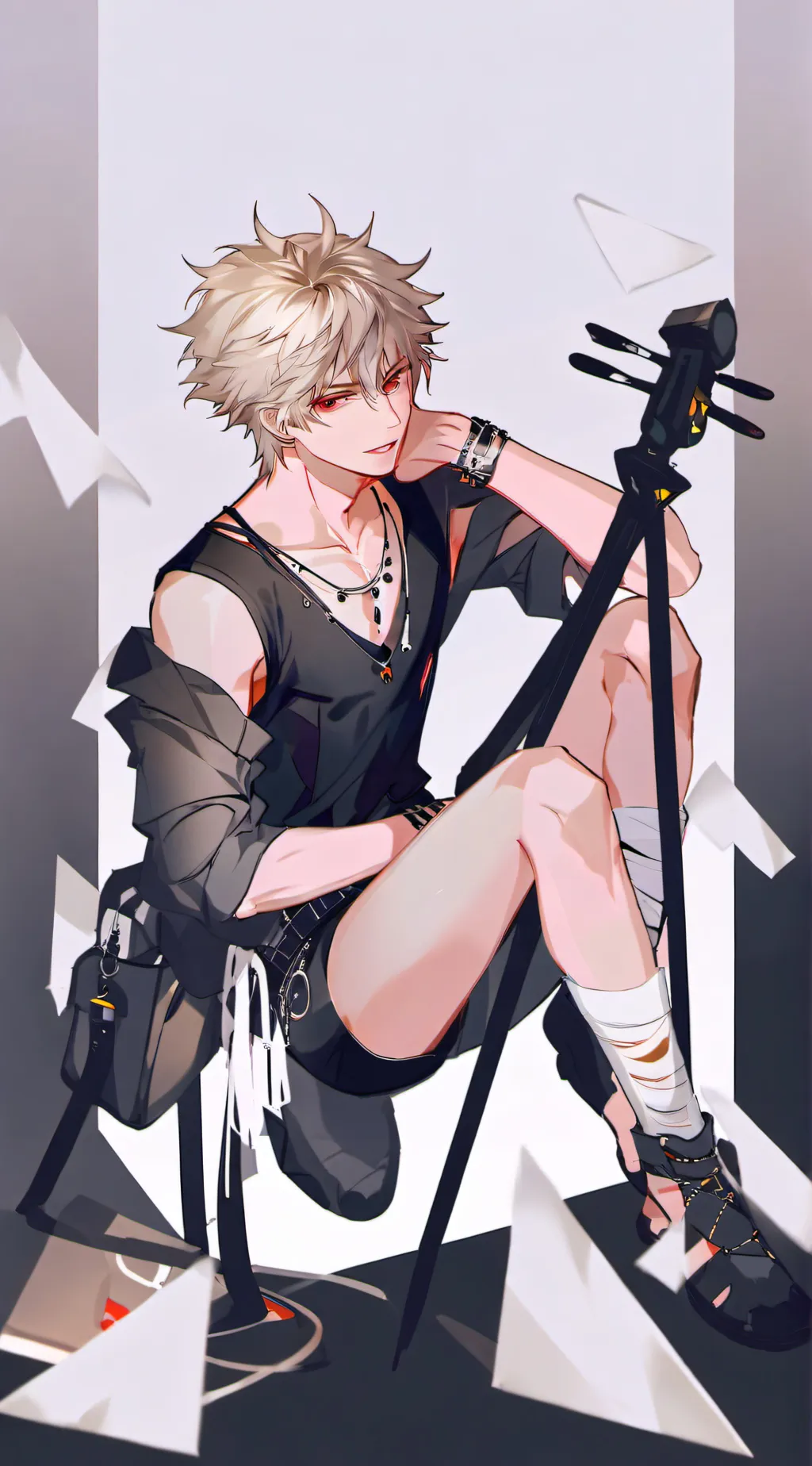 ai character: Valentino  background