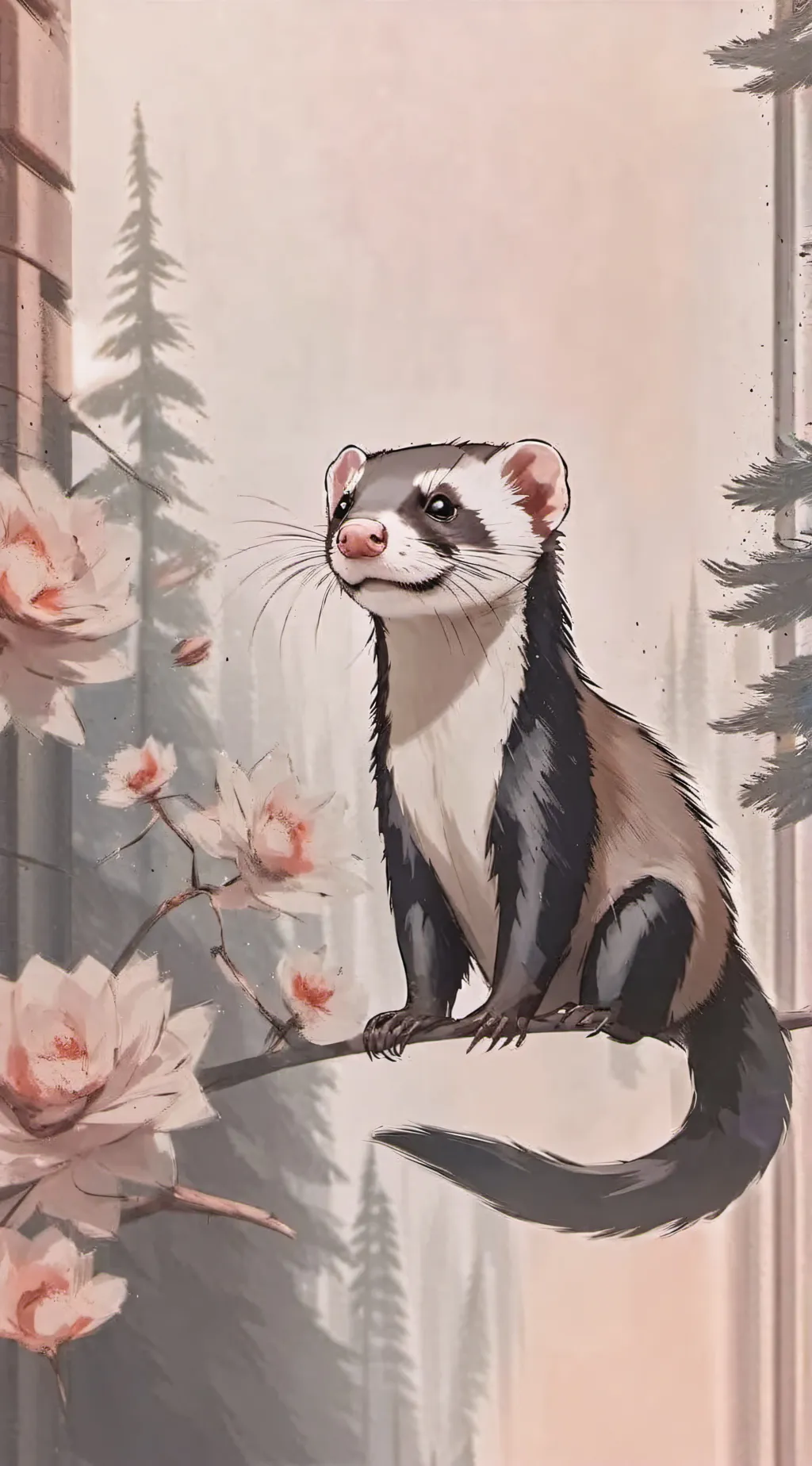 ai character: Mukago  background