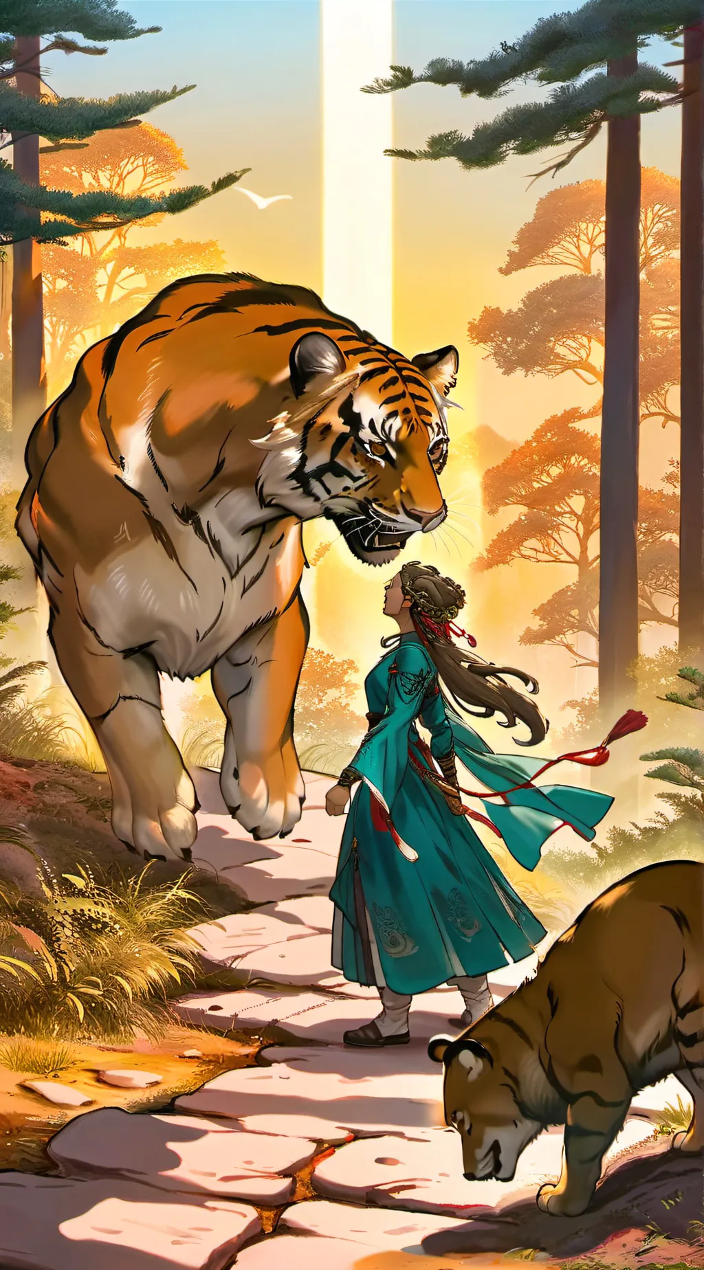 ai character: Therian girl background