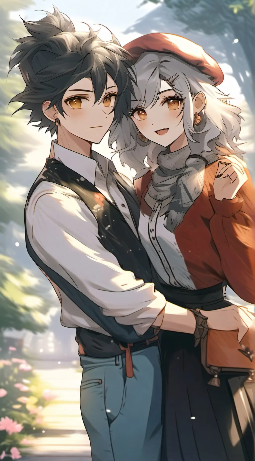 ai character: Les parents background