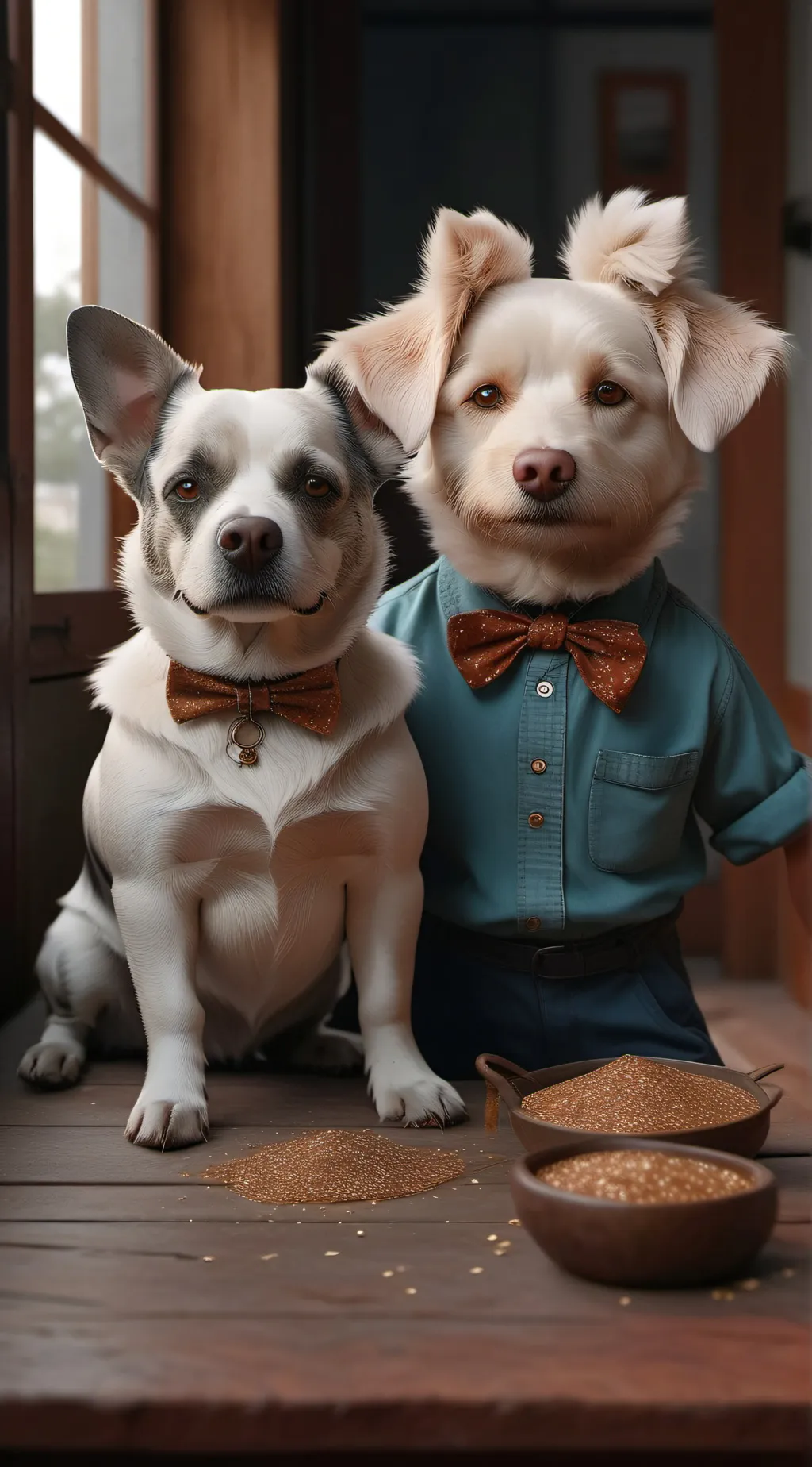 ai character: Willie and wallie background