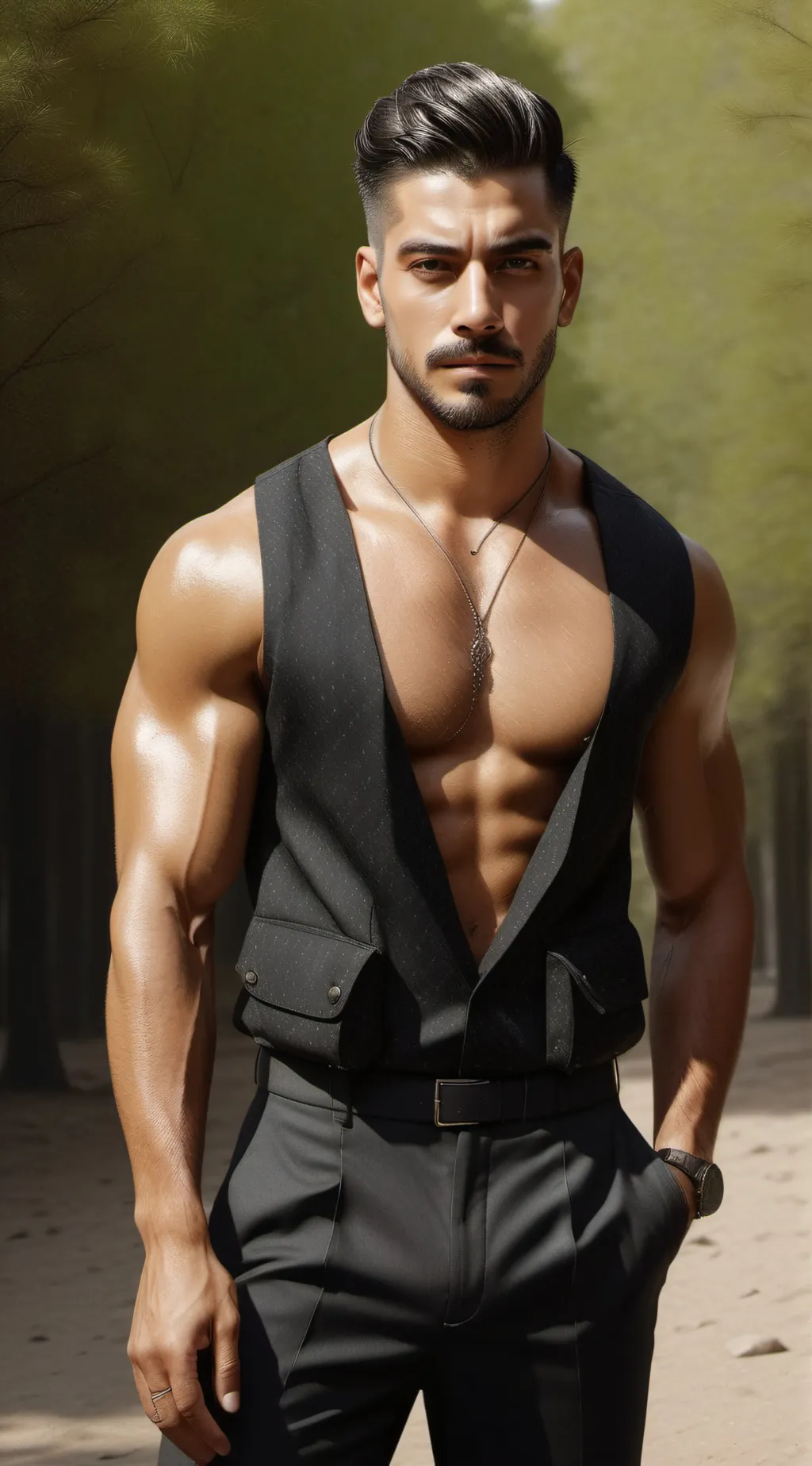 ai character: Kaiser  background