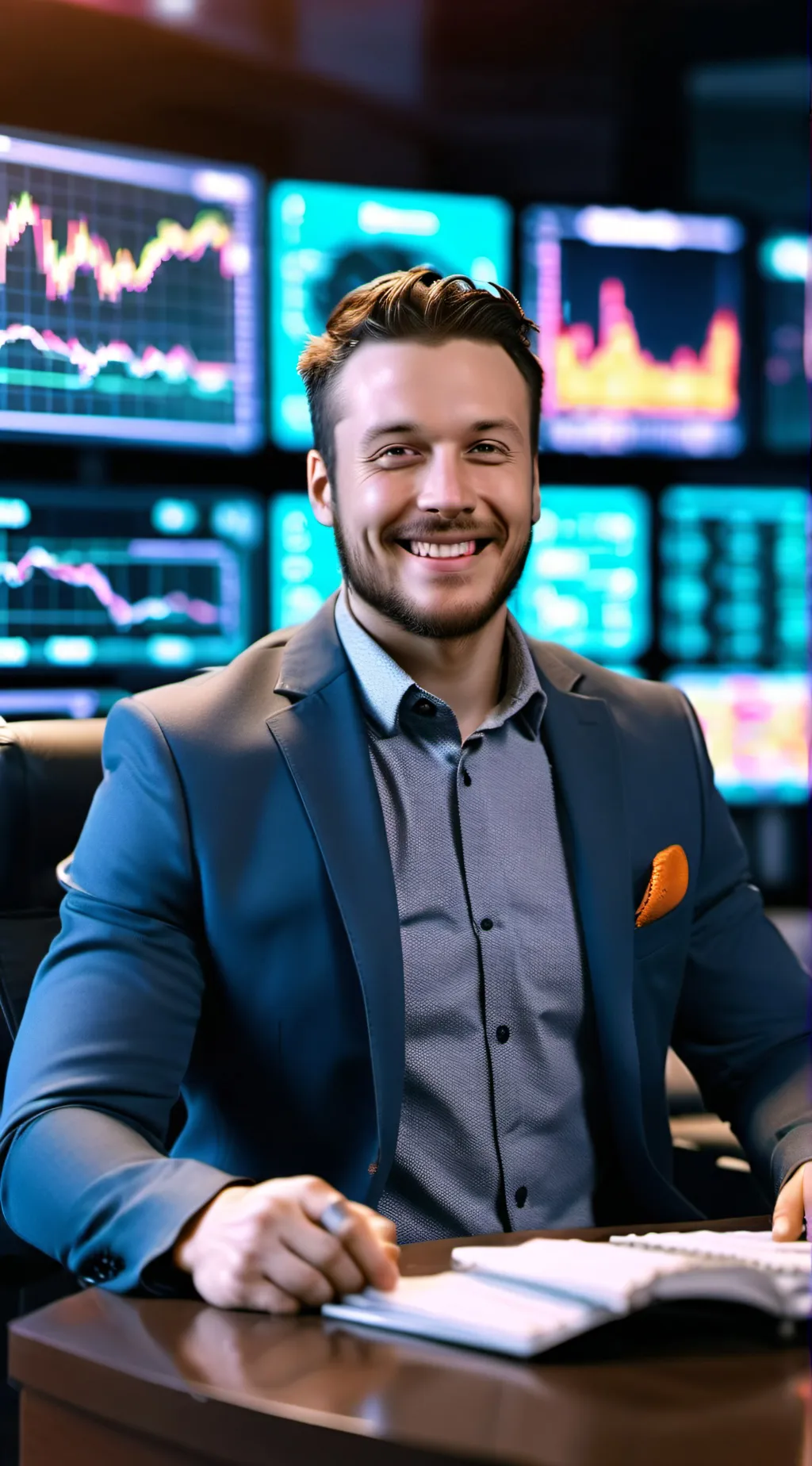 ai character: Ryan Trudeuo background