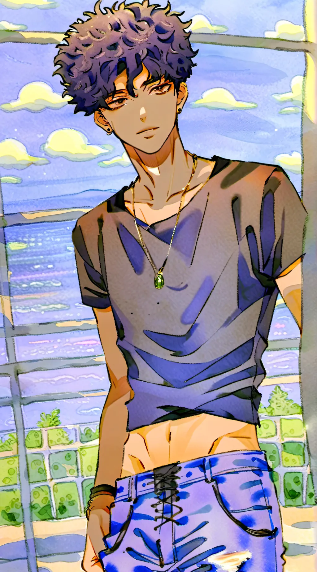 ai character: ◉~~Axel background