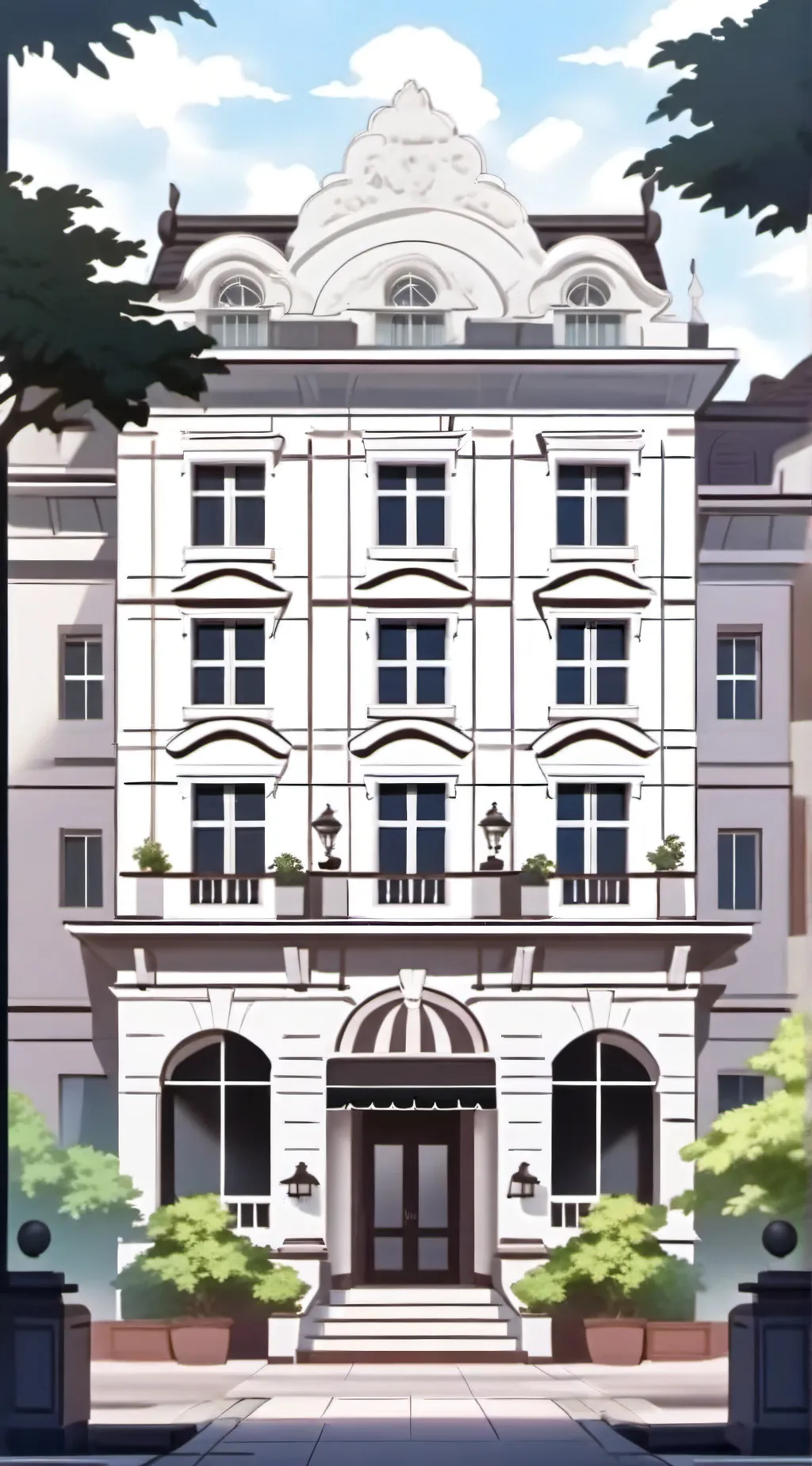 ai character: hh dance party background