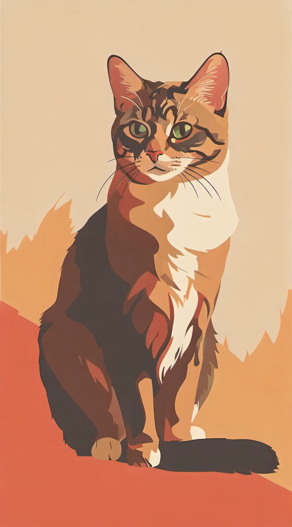 ai character: smokey background