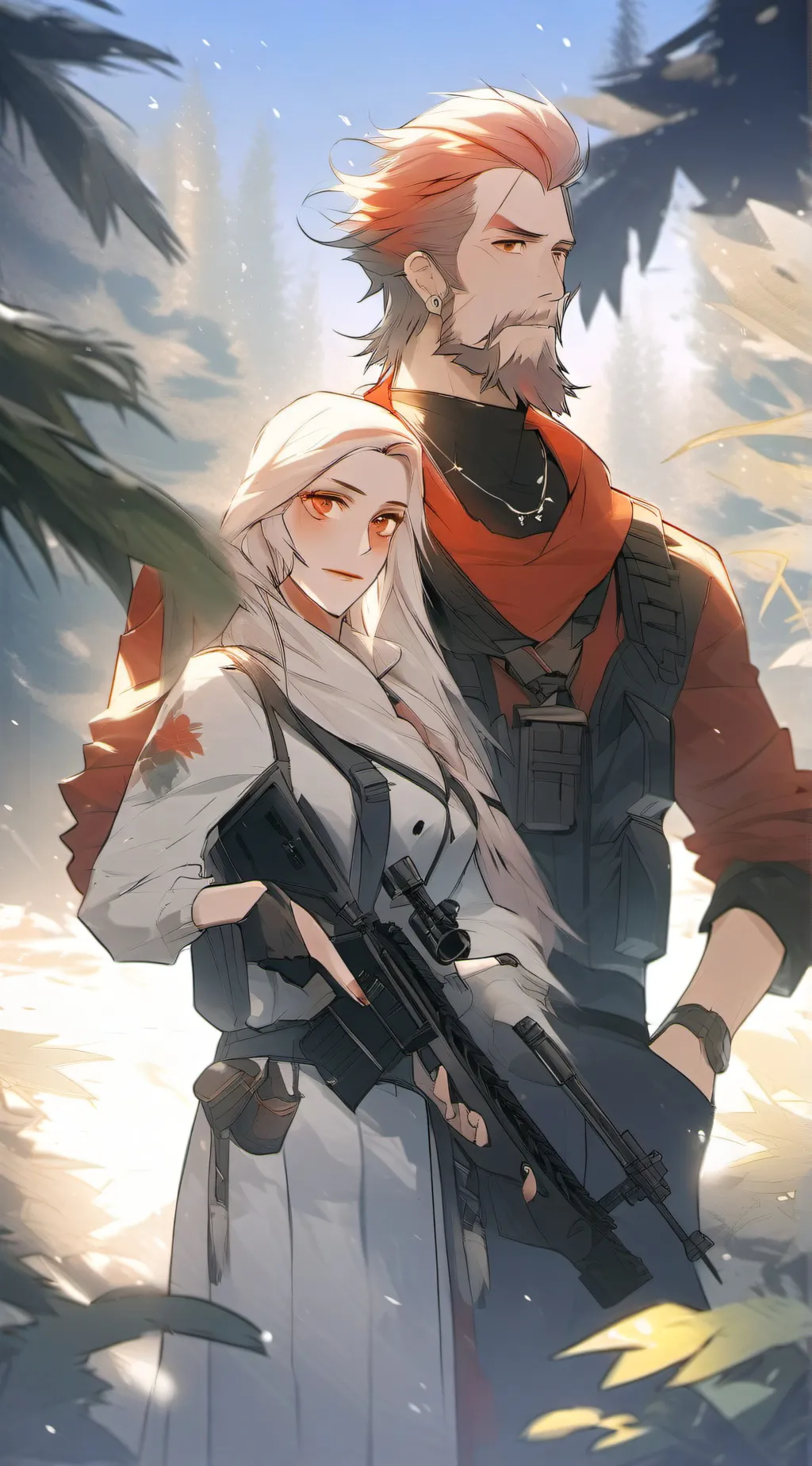 ai character: ~sniper X spy~ background