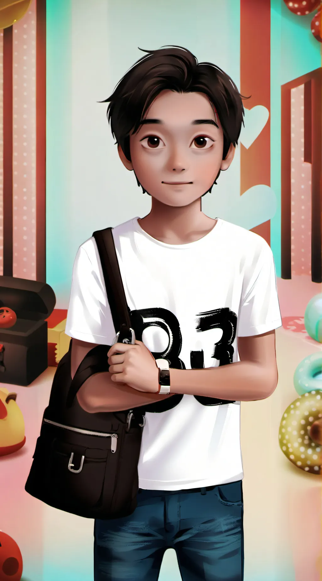 ai character: Tony background