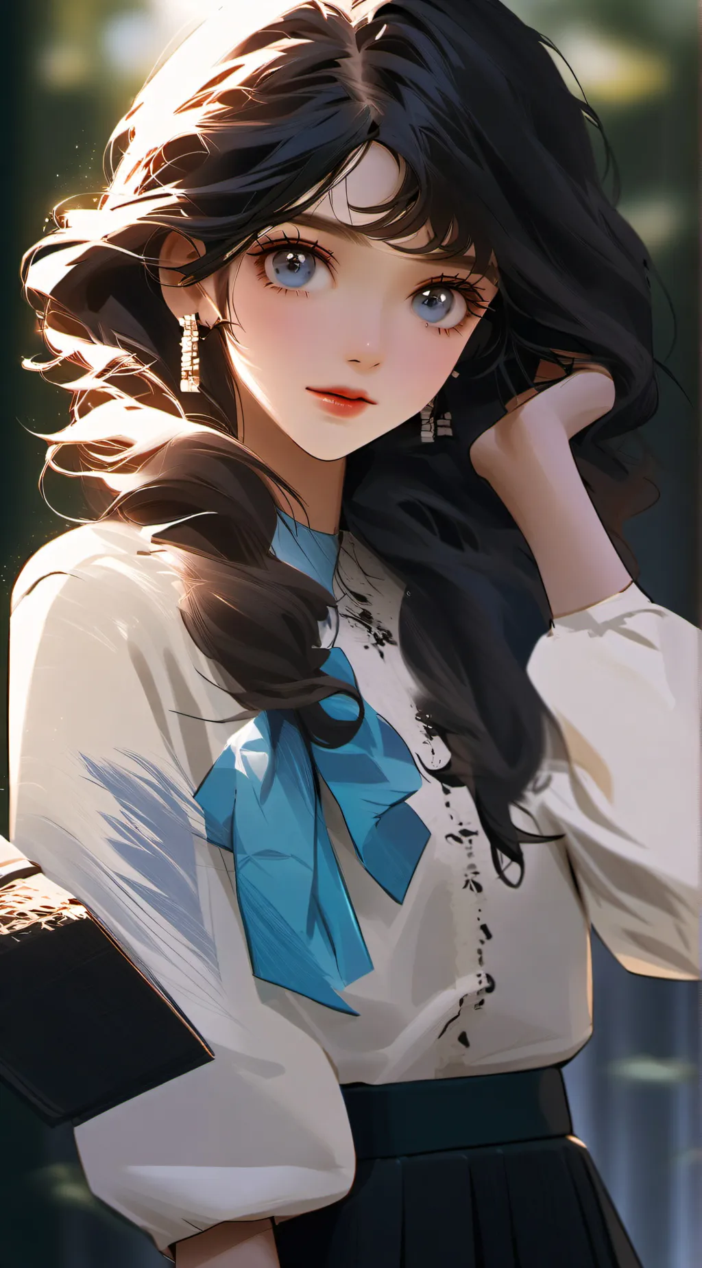 ai character: 🌸Violet🌸 background