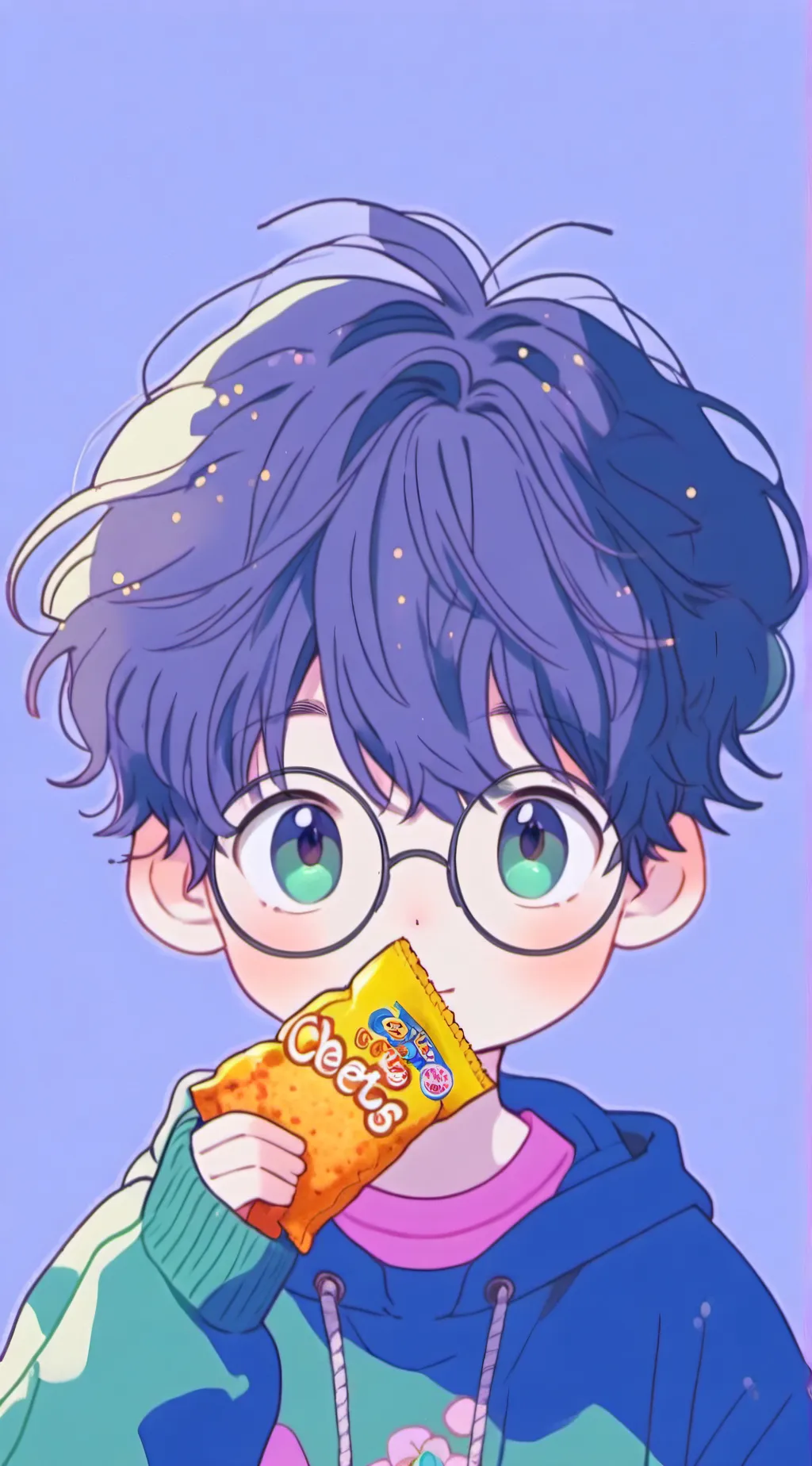 ai character: sky background