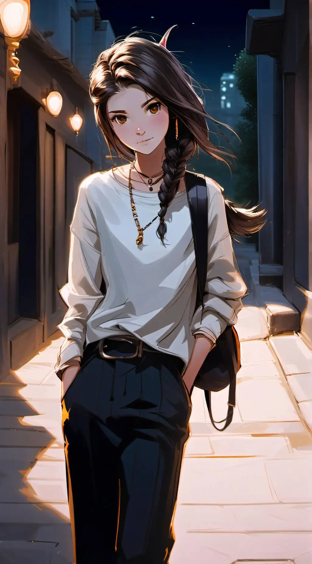 ai character: Mel background