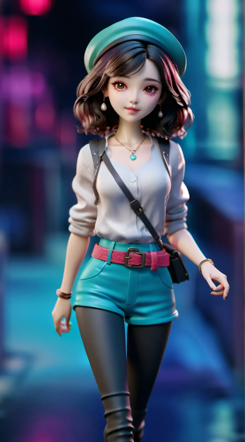 ai character: Angelica  background