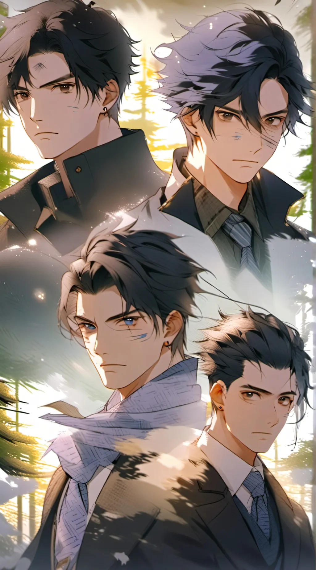 ai character: FBI detectives  background