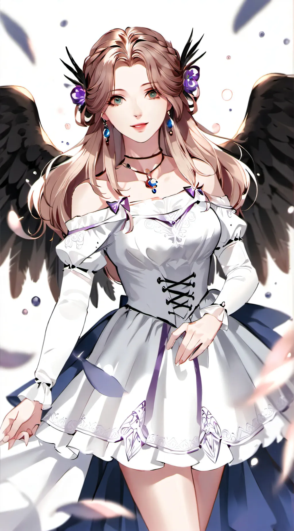 ai character: Rene fe fetra background