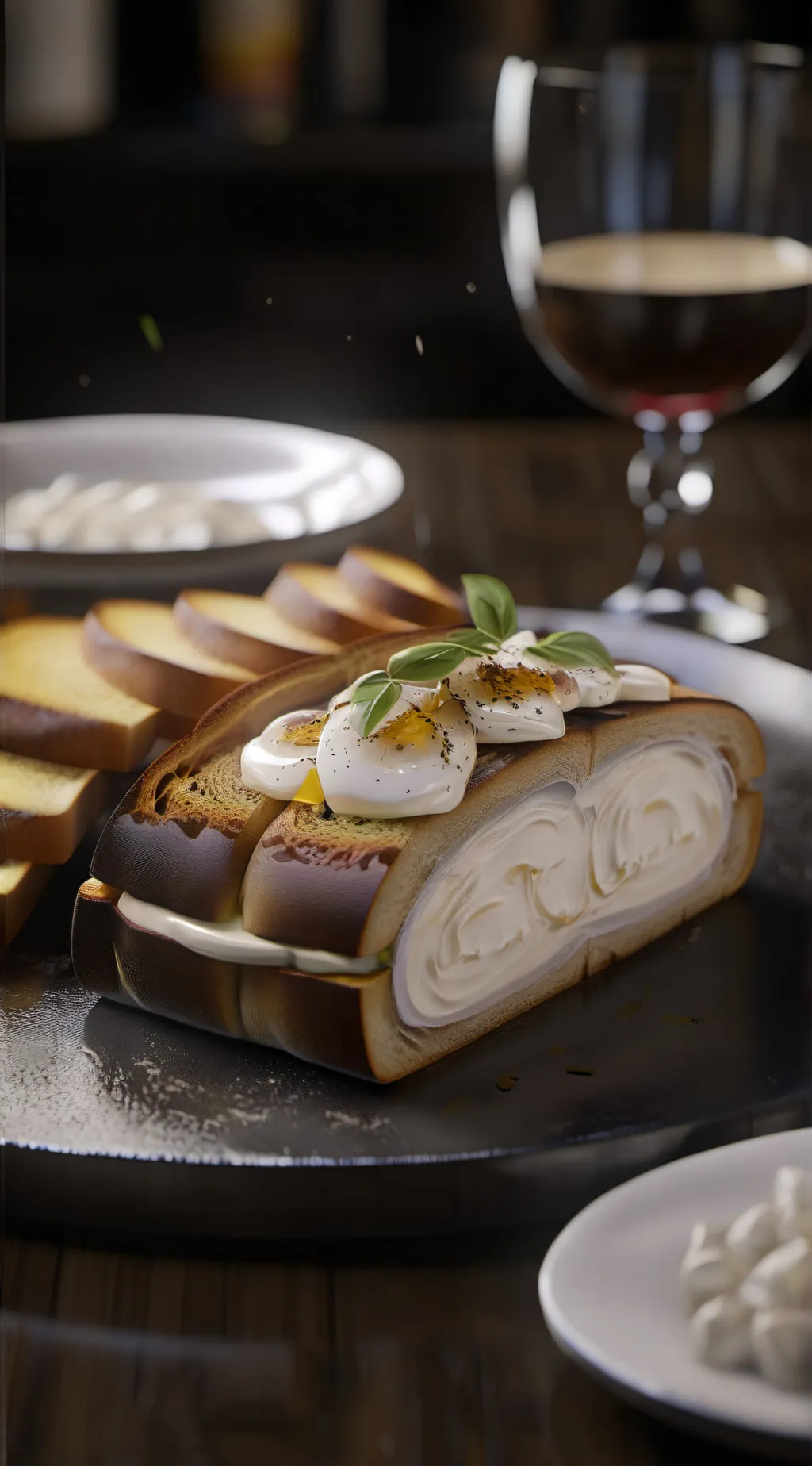 ai character: Toasty background