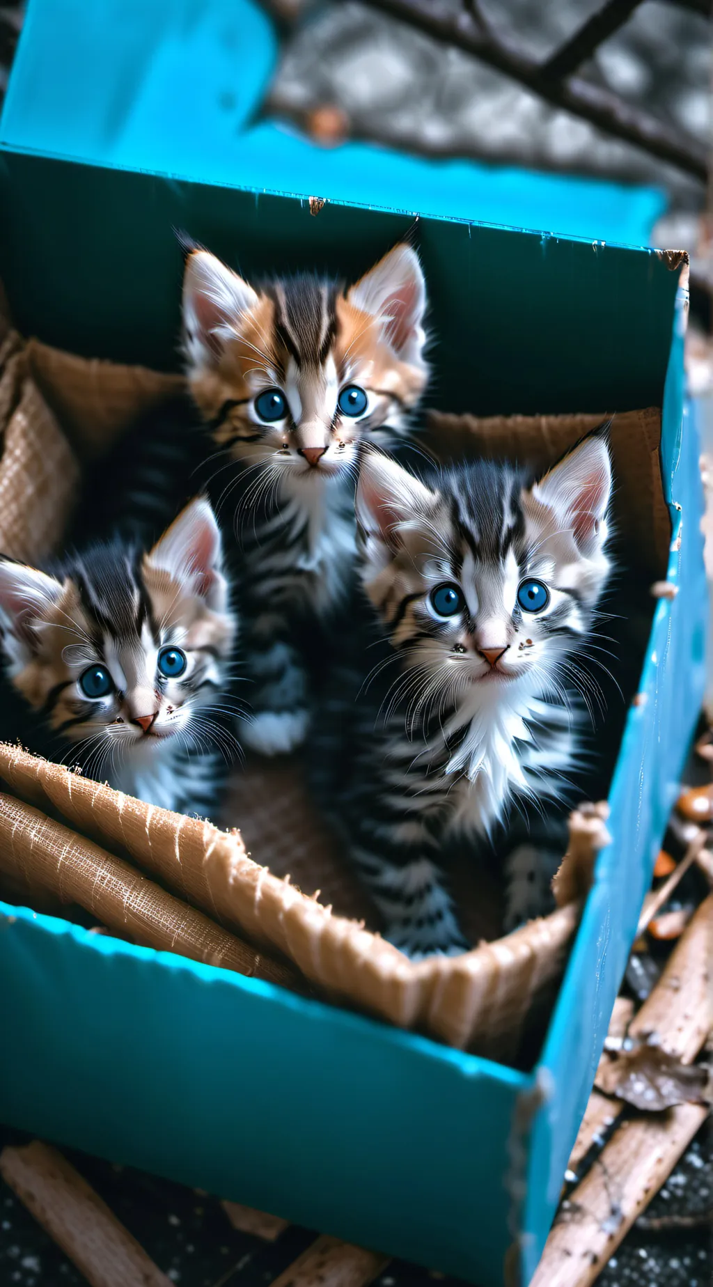 ai character: FREE KITTENS background