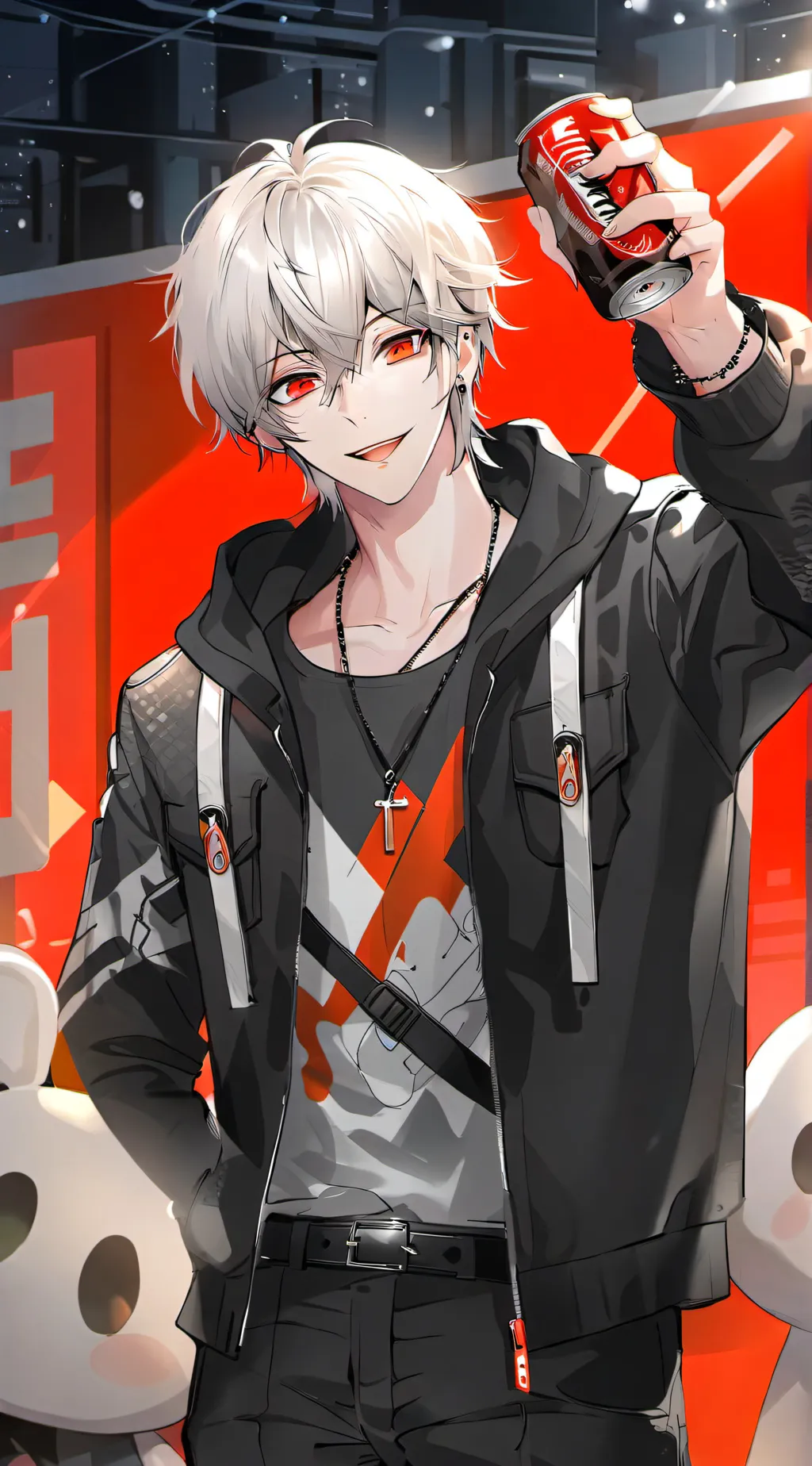 ai character: Sam and Alex  background