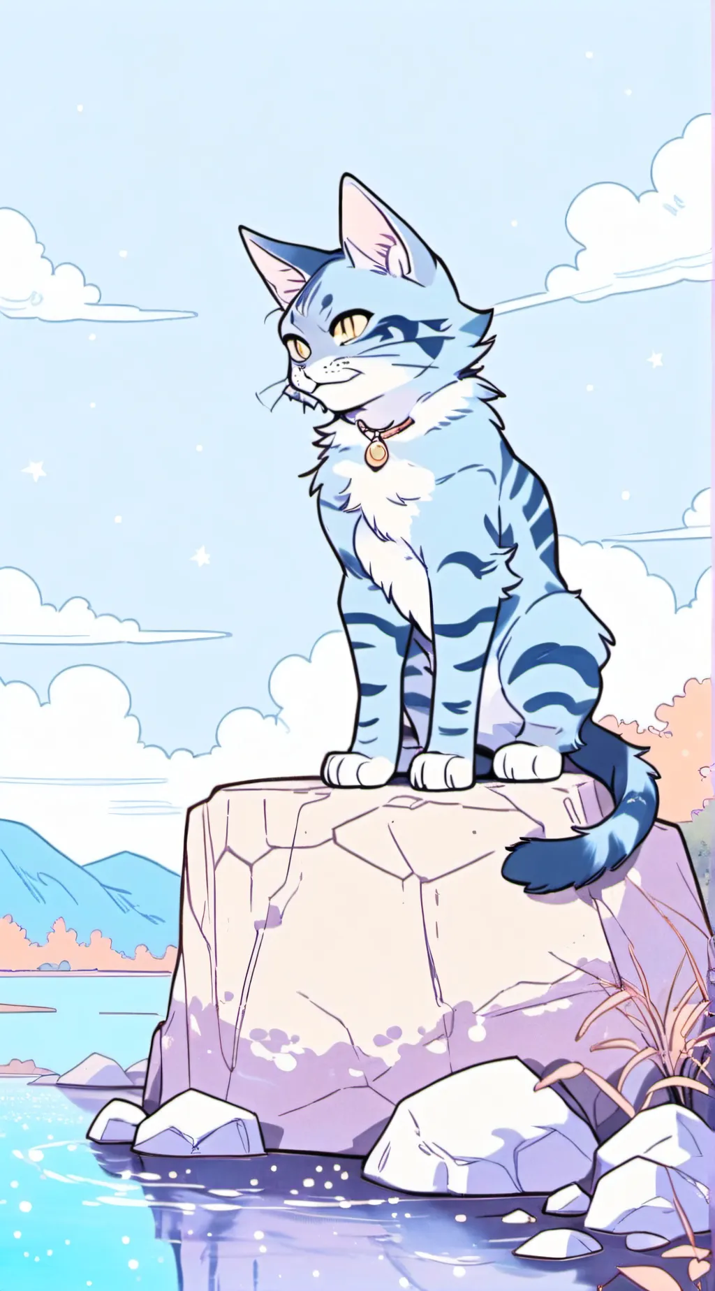 ai character: blueclaw (oc) background