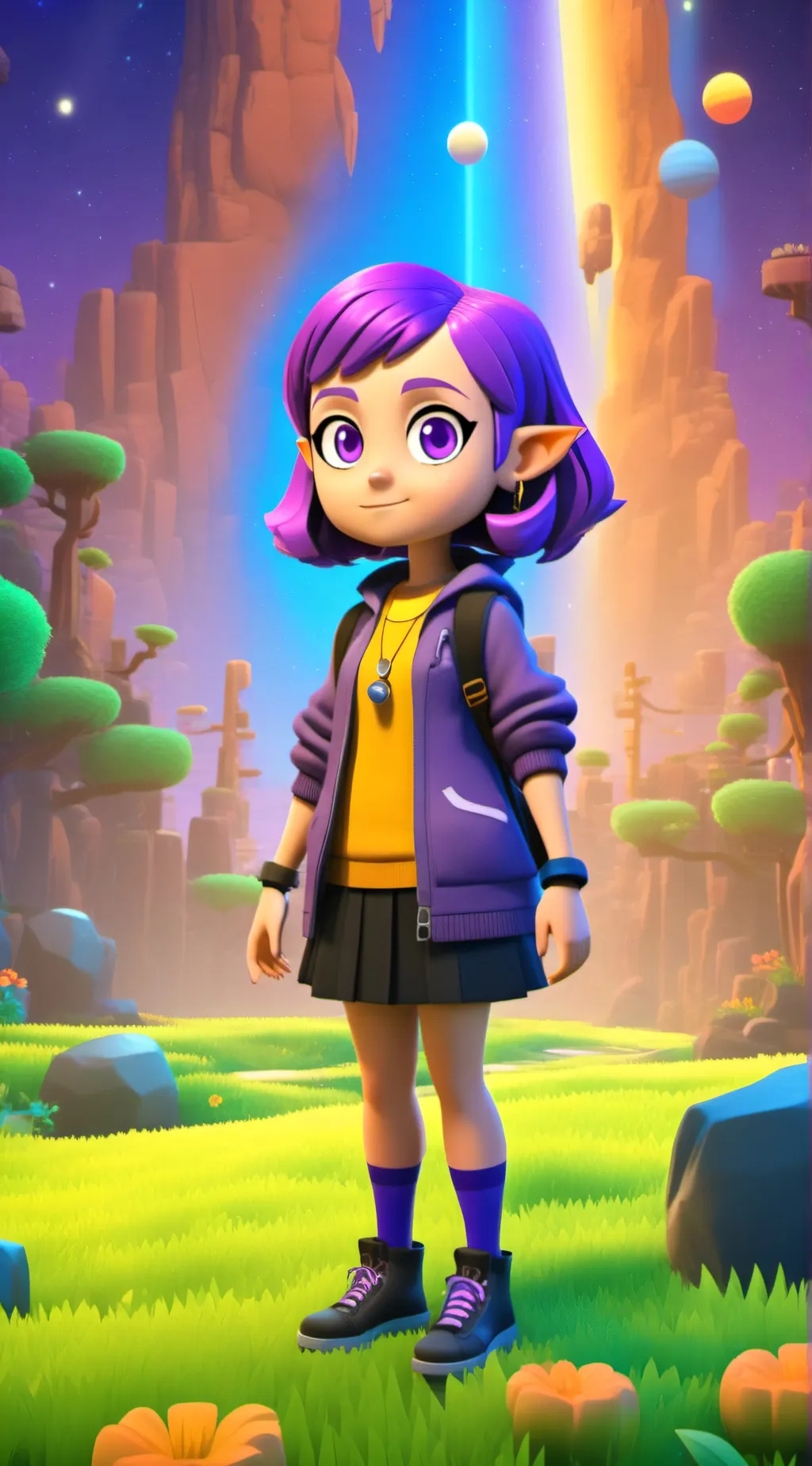 ai character: amity blight background