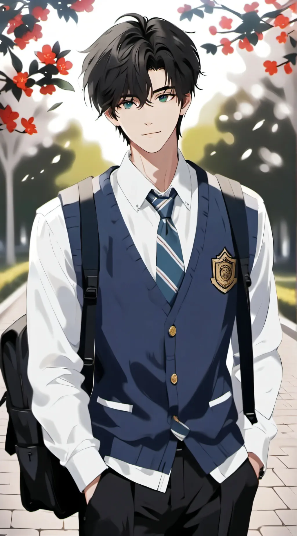 ai character: Mark background