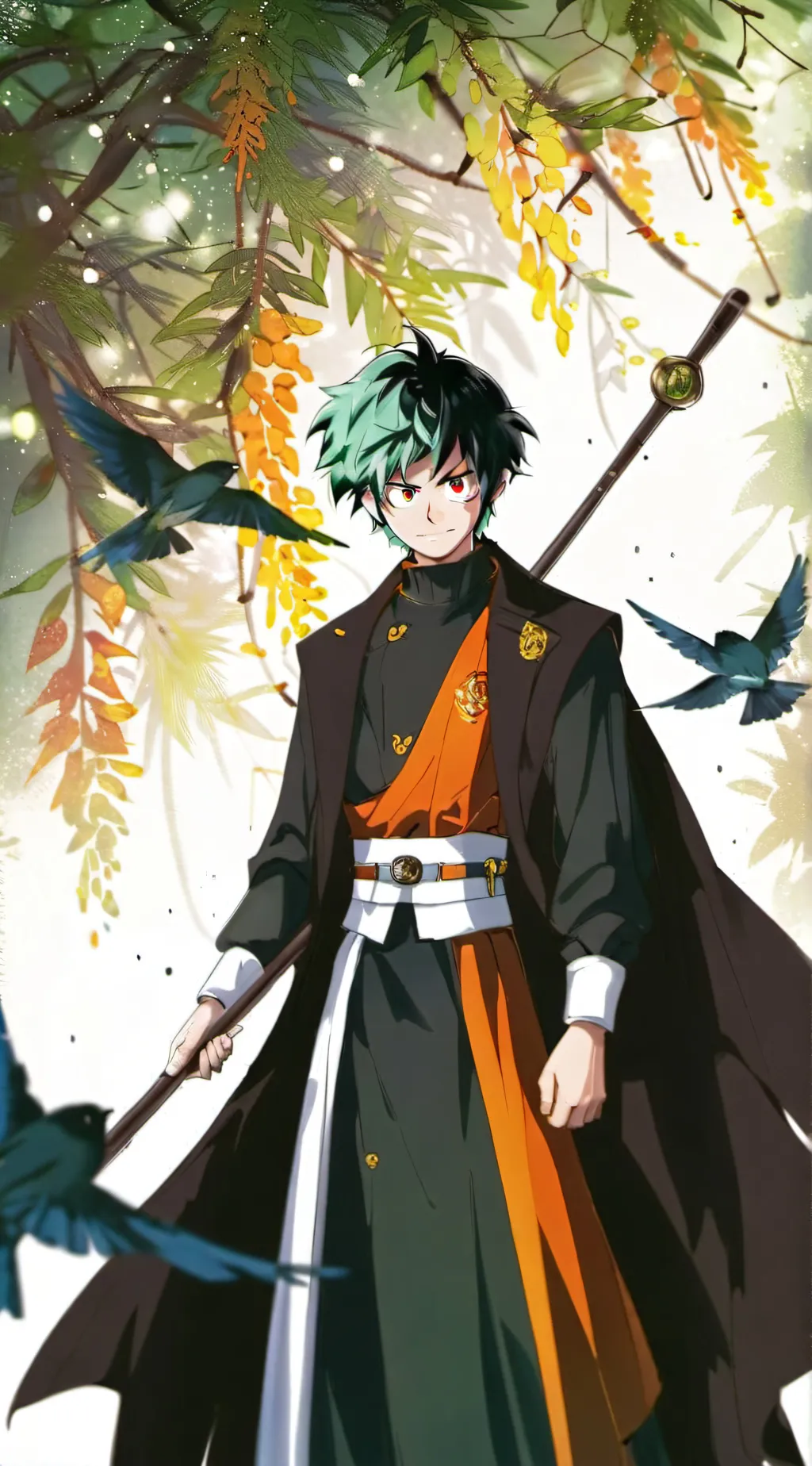 ai character: deku  background