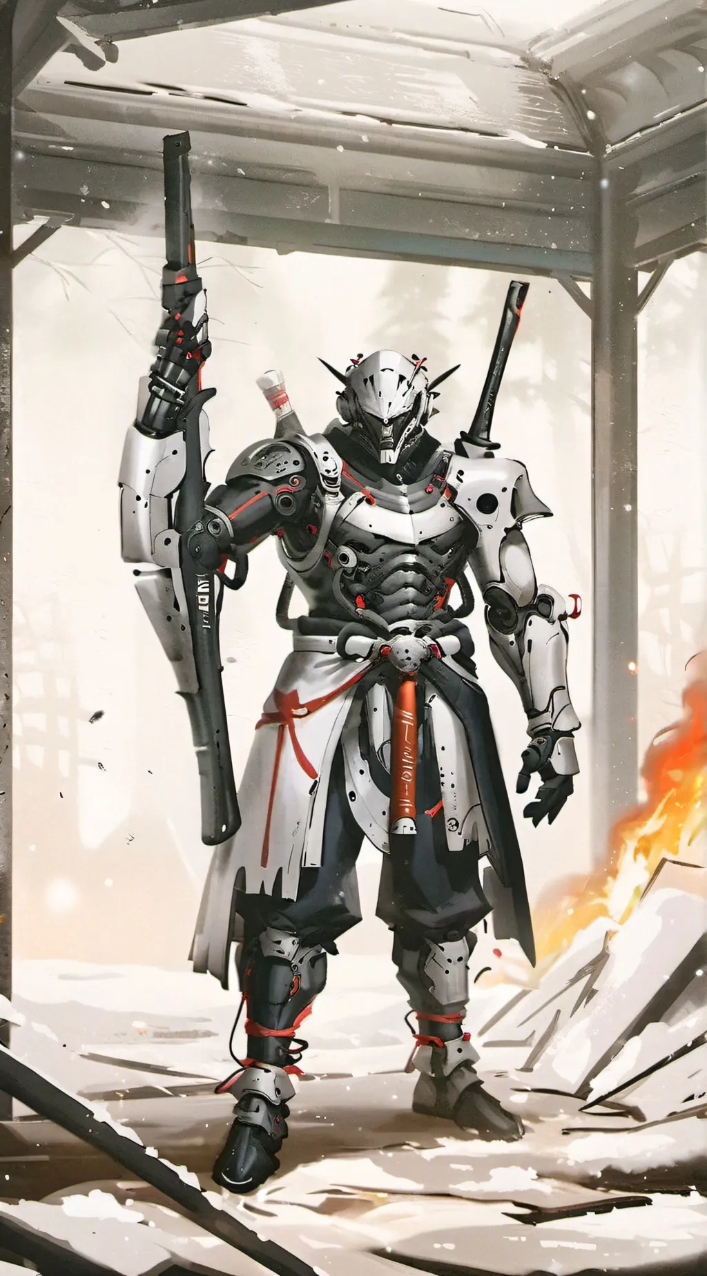 ai character: T-1500 background