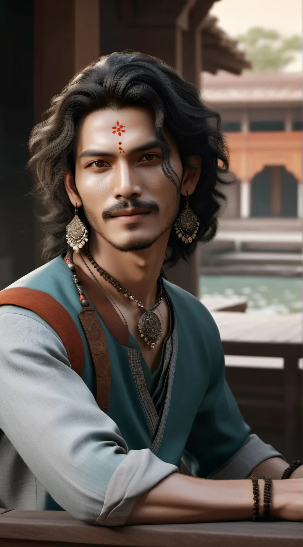 ai character: Gino background