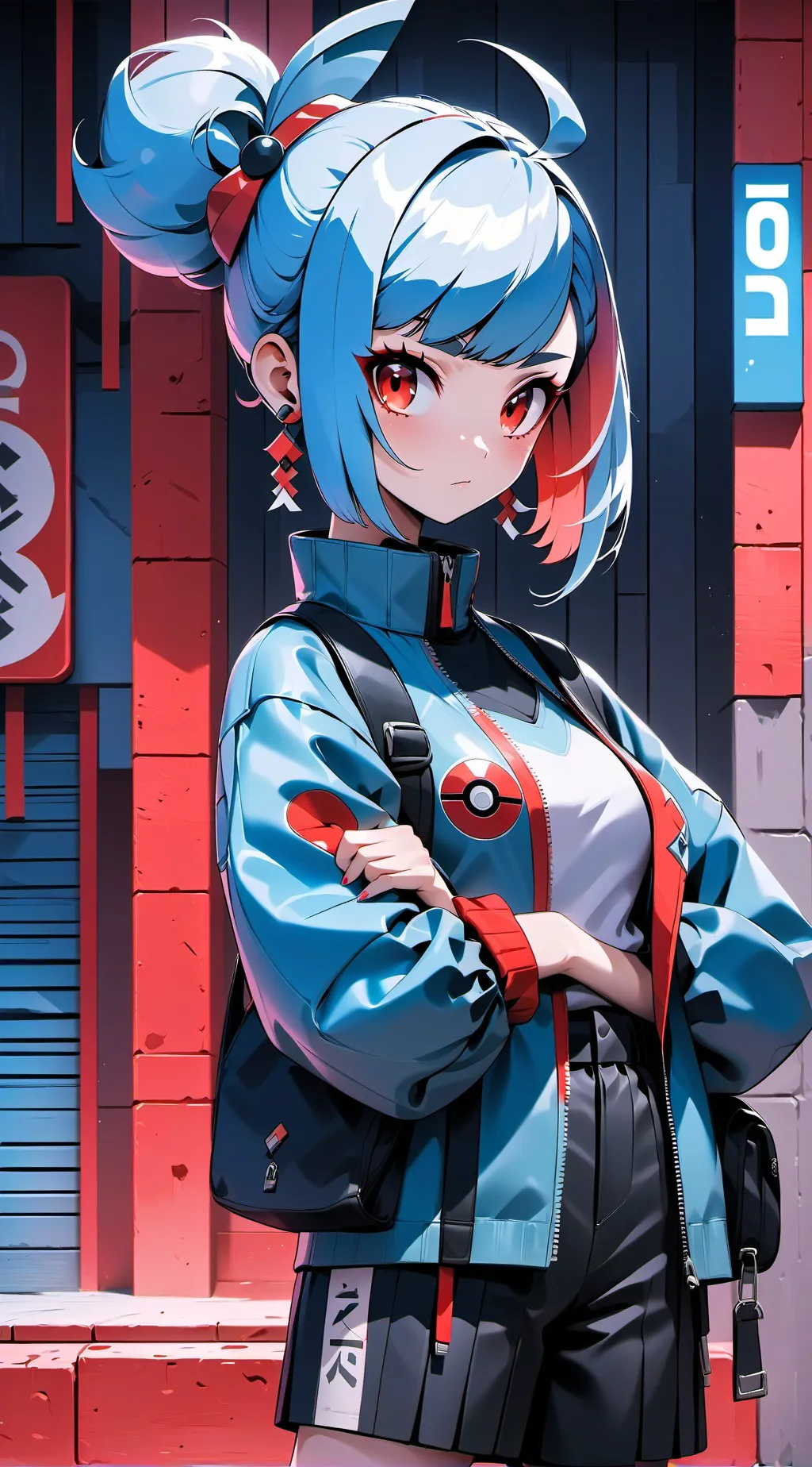 ai character: angela  background