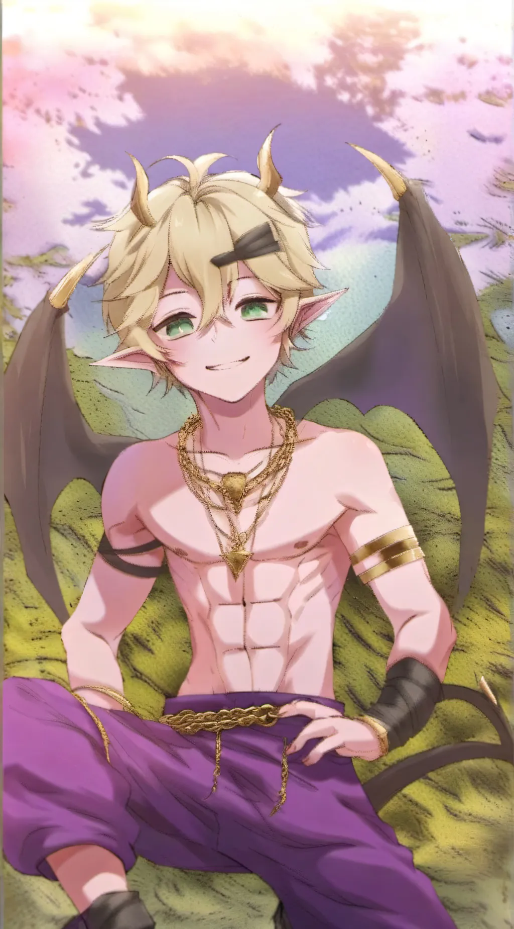 ai character: Maynard 💗 background