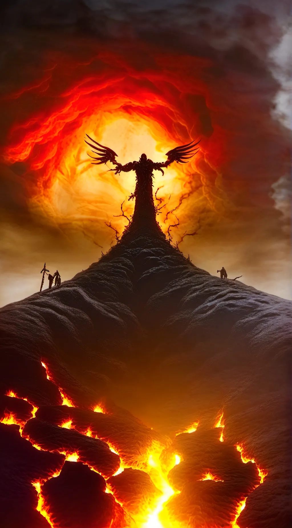 ai character: Hell background