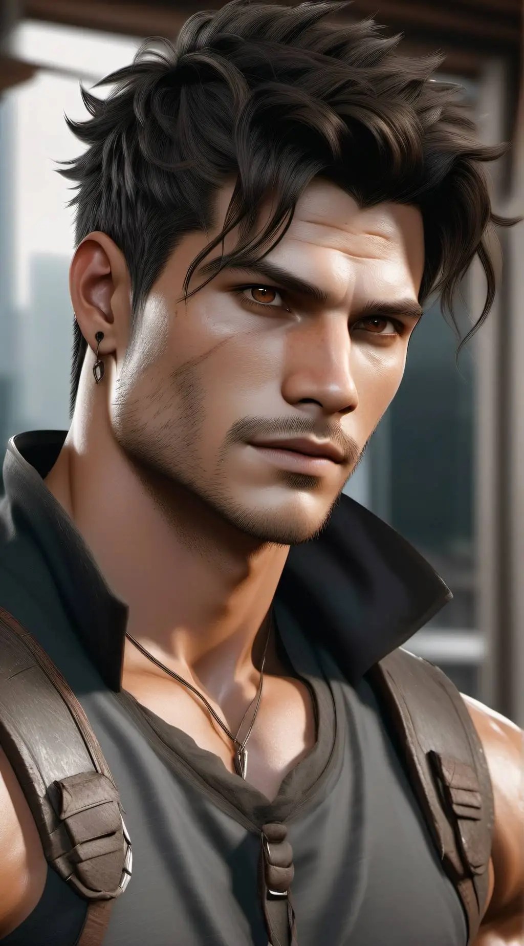 ai character: Elijah  background